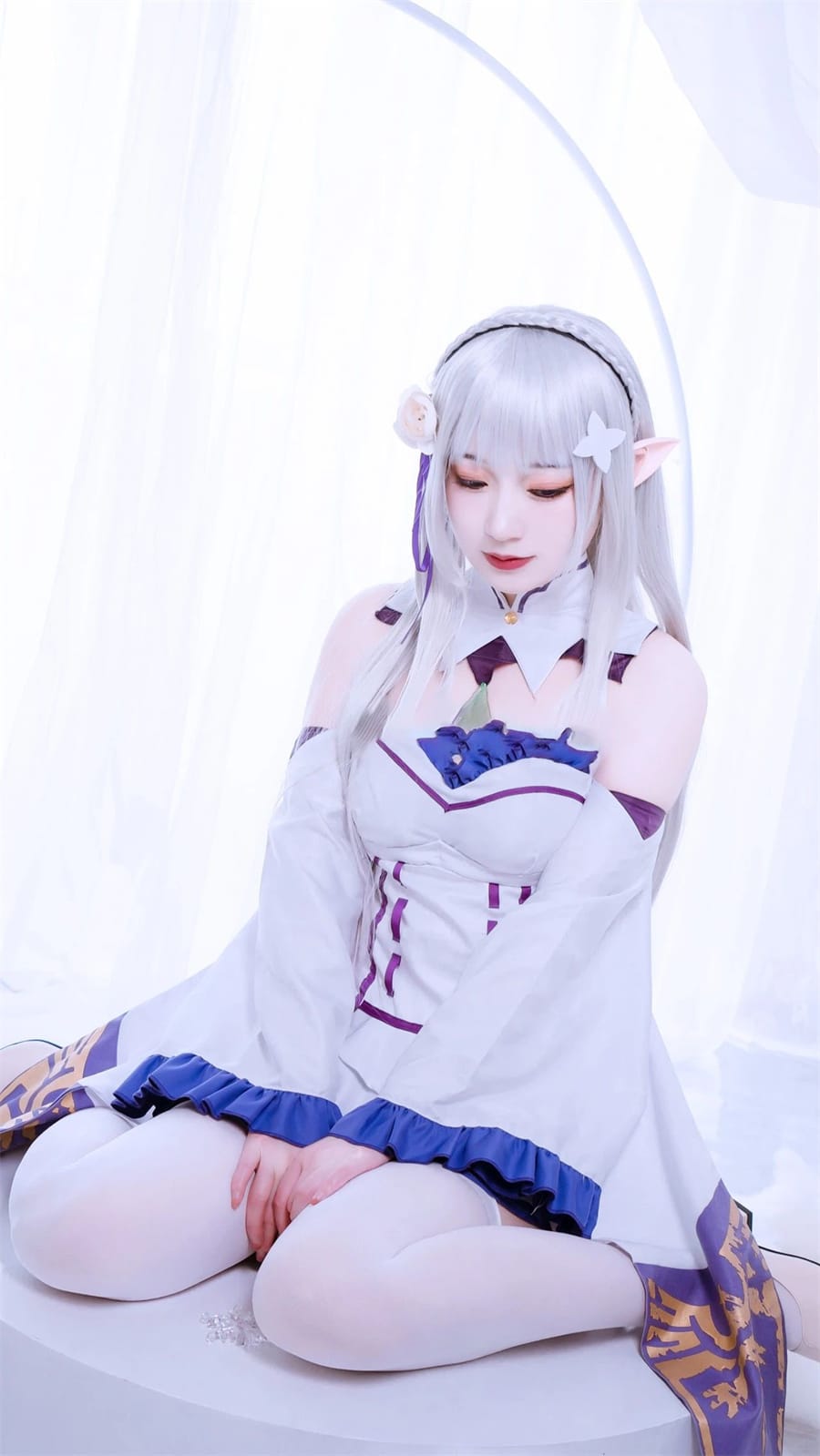 艾米莉亚cosplay #桃墨公子x (2)