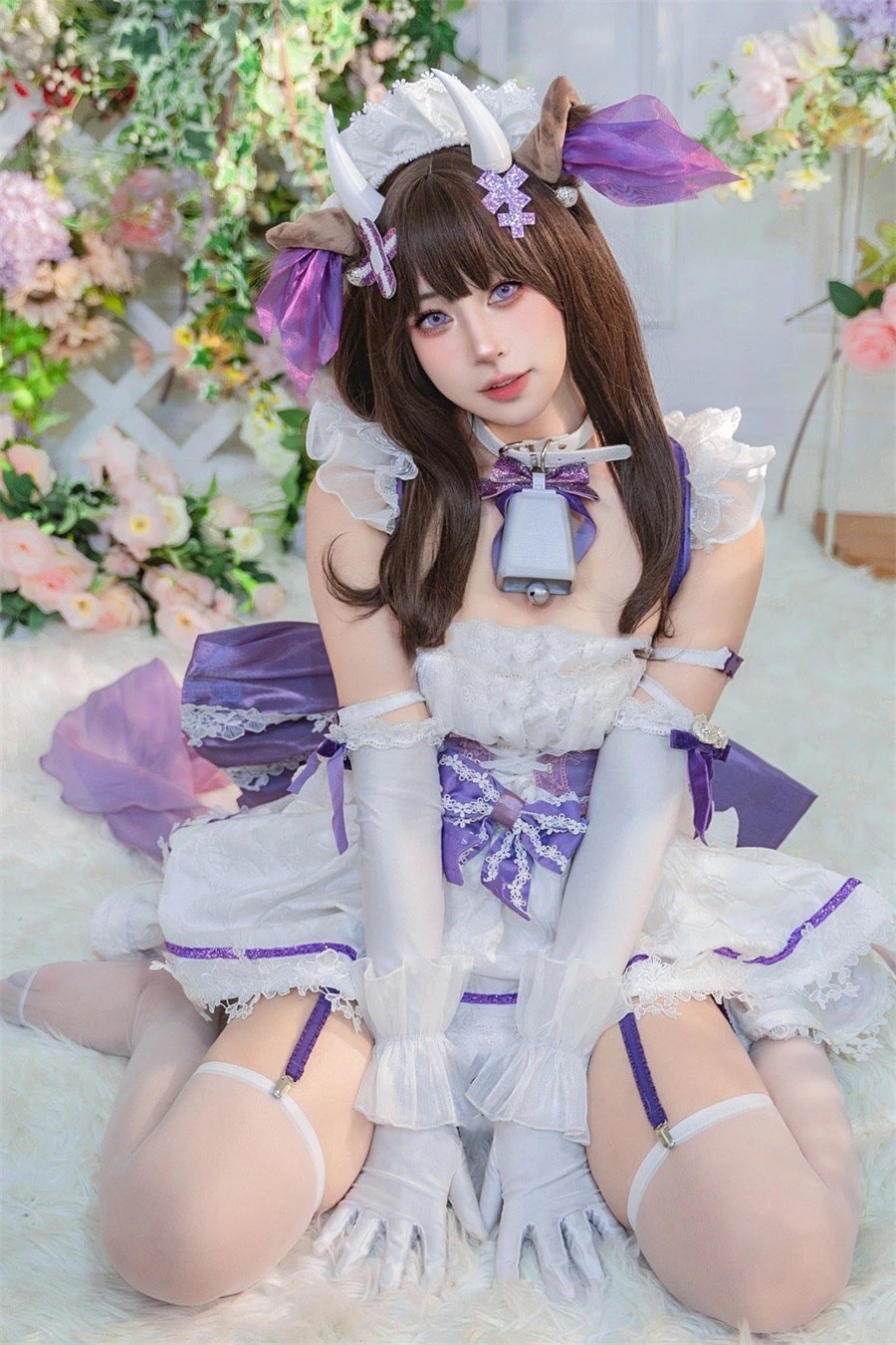 碧蓝航线cos# #牛牛女仆cos# 懵懵懵白日梦 (2)
