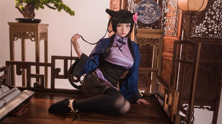 花铃Hana cos黑执事蓝猫