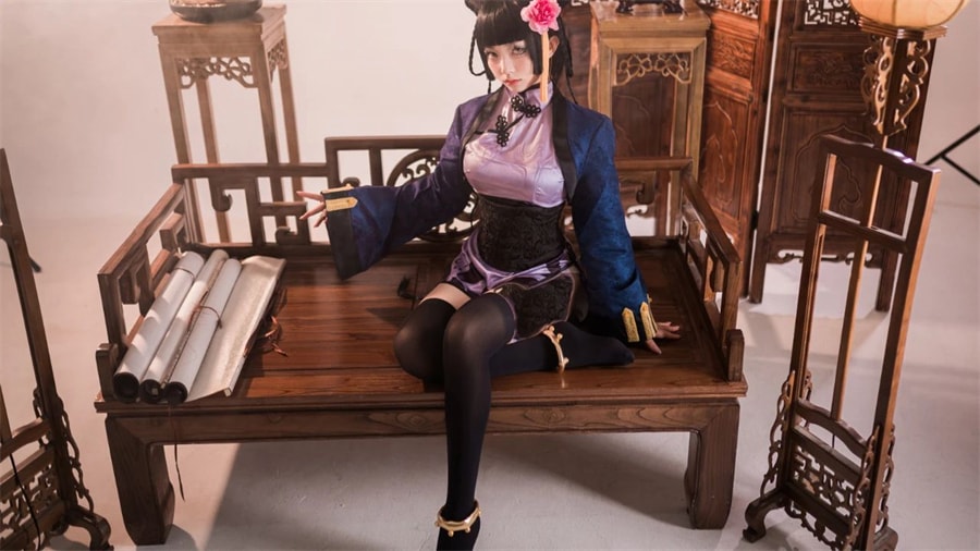 花铃Hana cos黑执事蓝猫