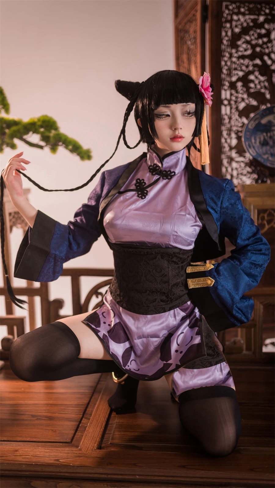 花铃Hana cos黑执事蓝猫