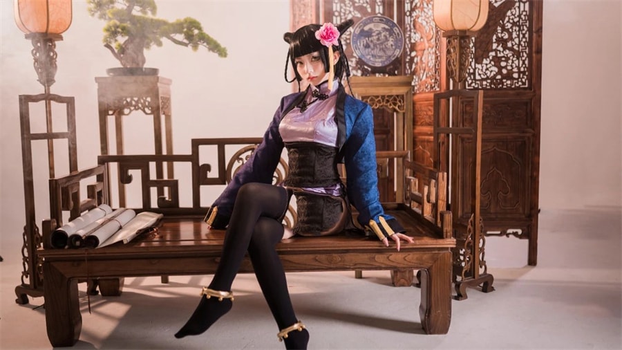 花铃Hana cos黑执事蓝猫