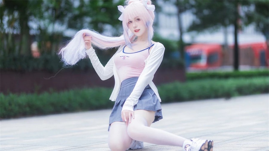 麻衣晴子cos常服心海
