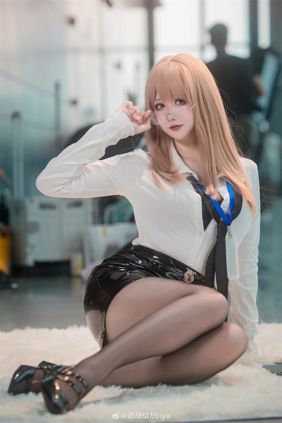 酒酿促织nya cosplay nikke 艾玛OL