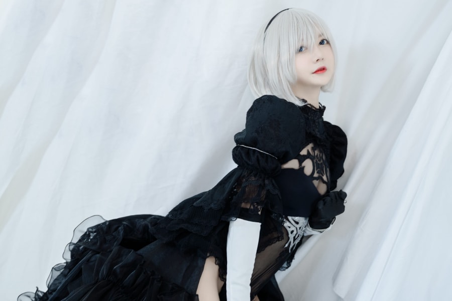 51酱 NO.003 2B黑婚纱